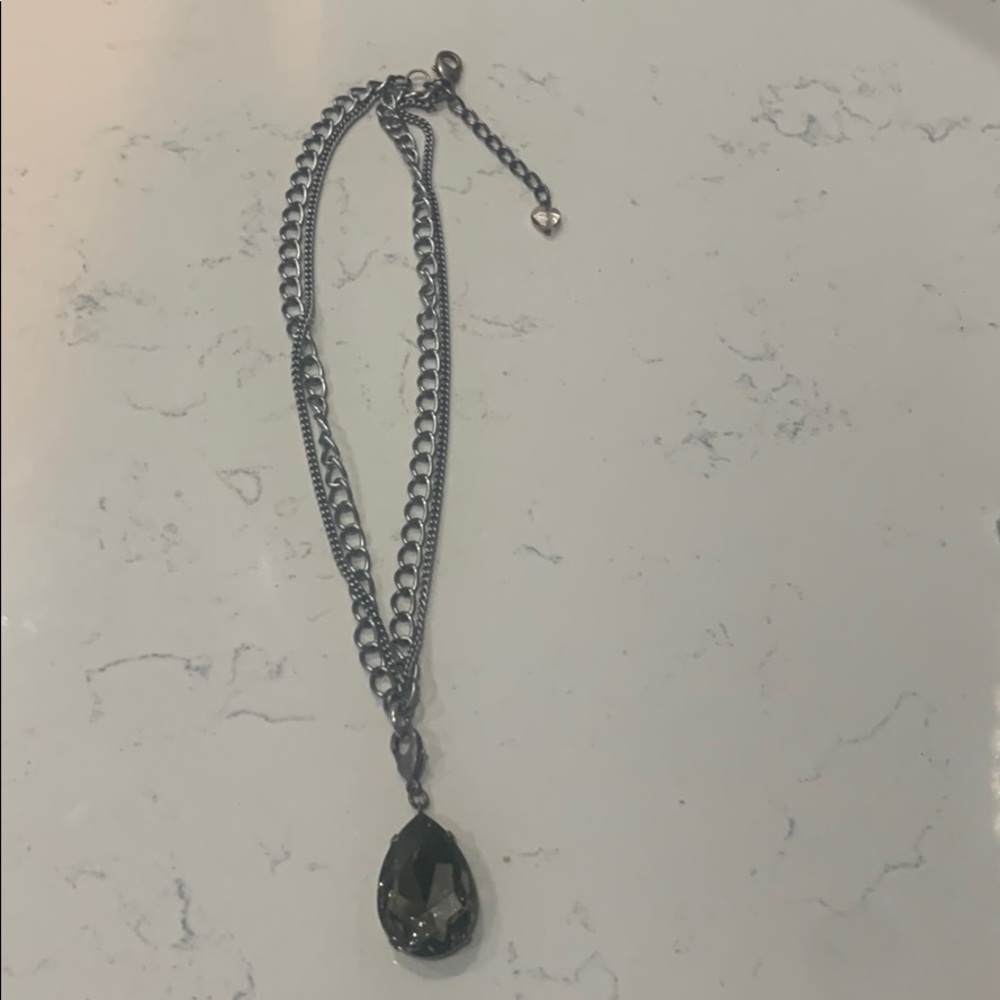 Sabika double row necklace & pendant